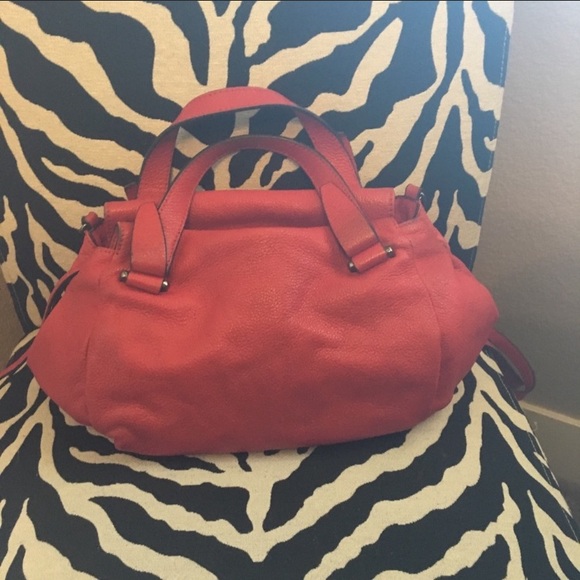 Red Pebbled mini bag leather Sanctuary Crossbody - Picture 2 of 3